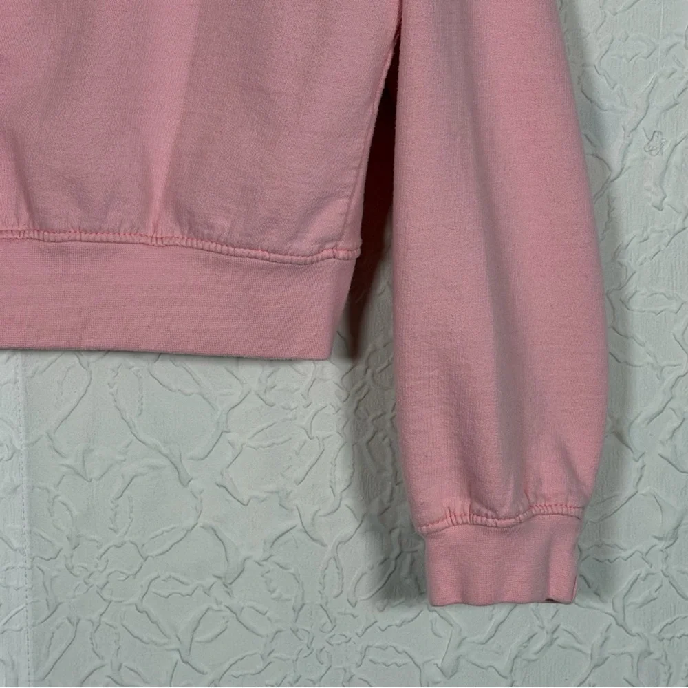 Pink Floyd Crew Neck Crop Sweatshirt Pink Sz L